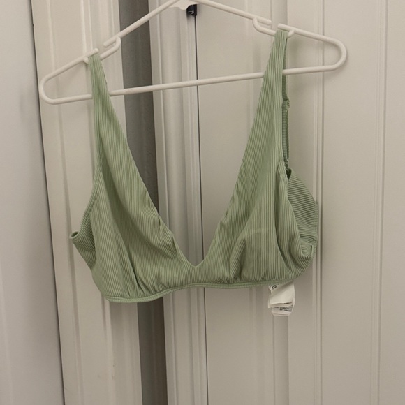 Roxy Other - Roxy Light Green Ribbed Bralette